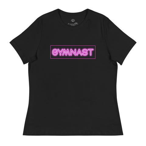Neon Gymnast Womens T-Shirt